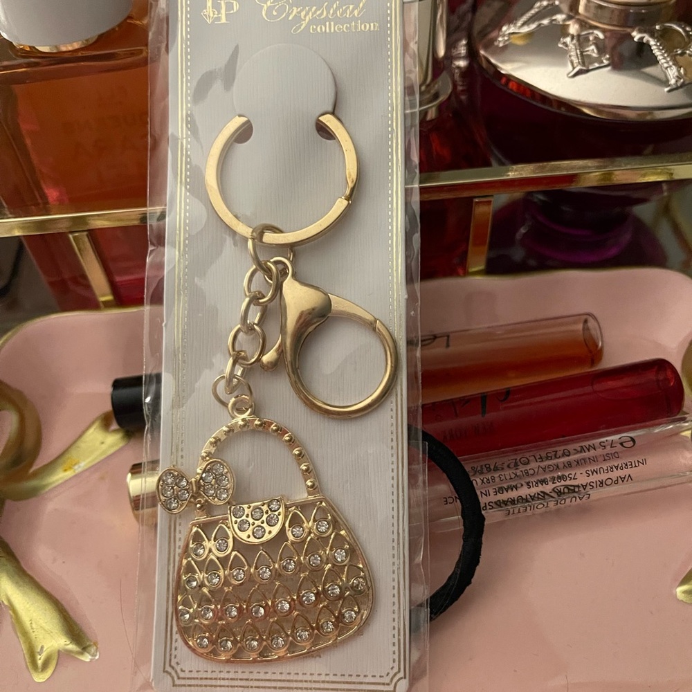 Chic Gold Handbag Purse Charm/Keychain 3/$12 Mix & Match - Picture 4 of 4